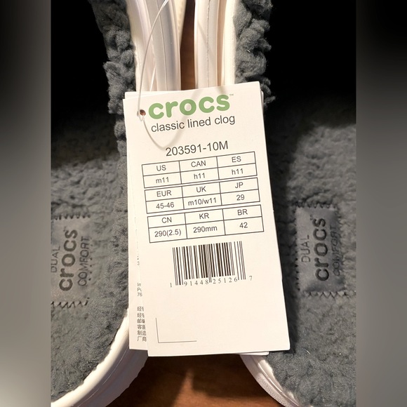 NWT Fuzzy Crocs! - Picture 2 of 3